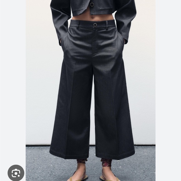 Zara Pants - Zara NWT high waist culottes 8878/527